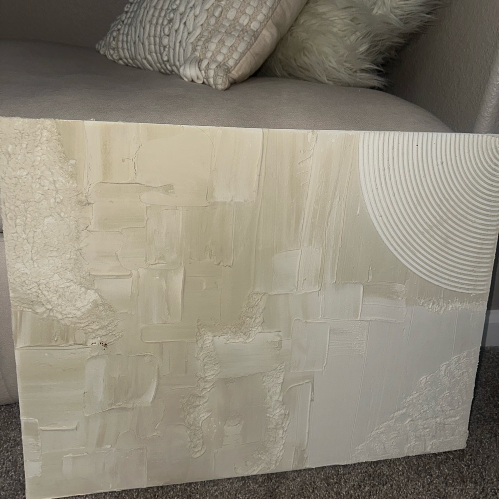 Textured art painting